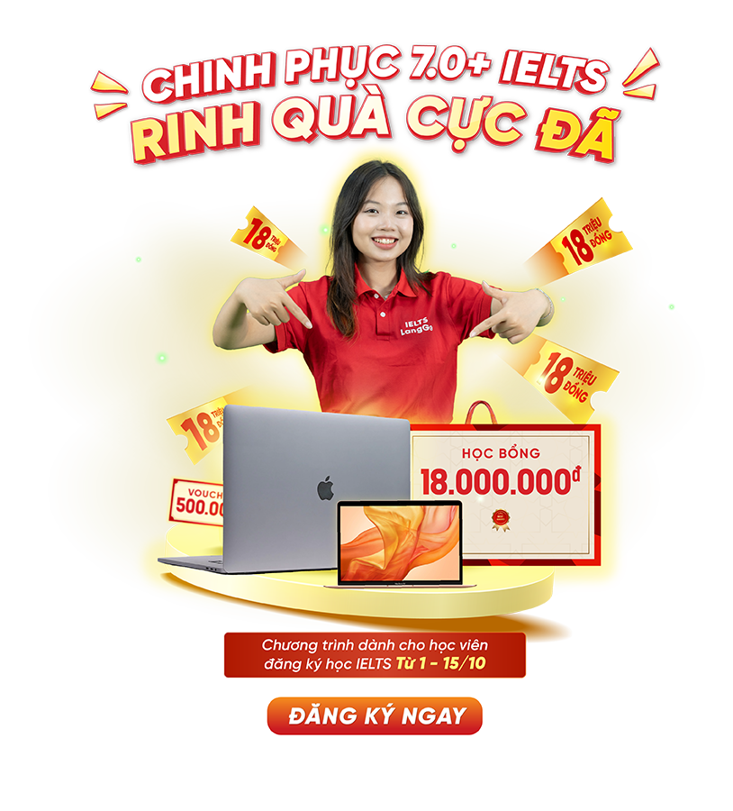 Đăng ký nhận ưu đãi và tư vấn miễn phí IELTS LangGo