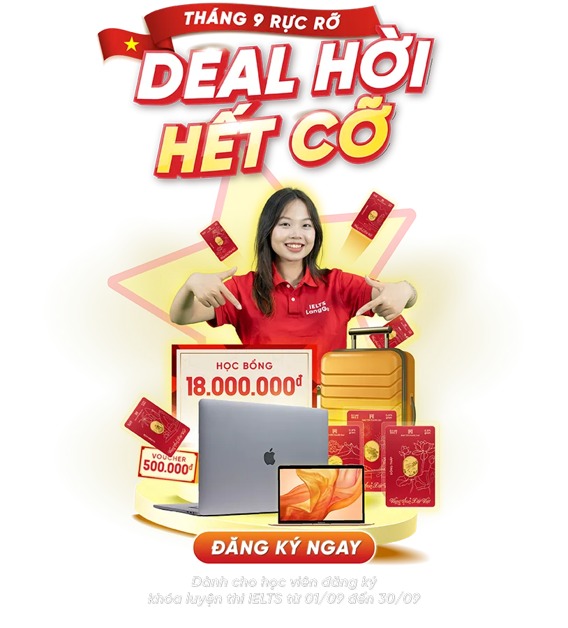 Đăng ký nhận ưu đãi và tư vấn miễn phí IELTS LangGo