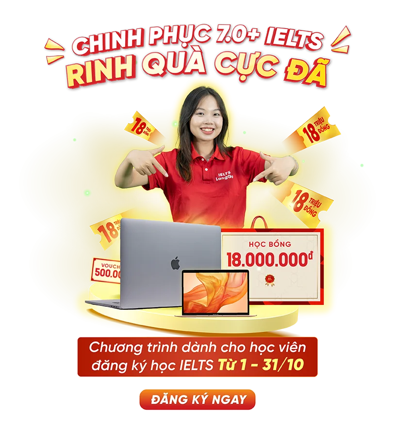 Đăng ký nhận ưu đãi và tư vấn miễn phí IELTS LangGo
