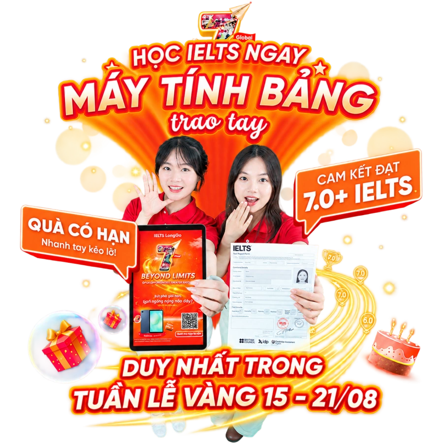 Đăng ký nhận ưu đãi và tư vấn miễn phí IELTS LangGo