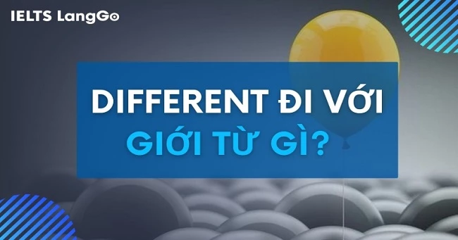 Different đi với giới từ gì? Chi tiết cách dùng cấu trúc Different