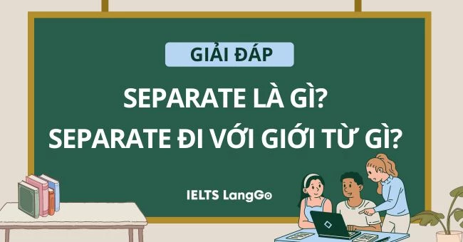 Separate đi với giới từ gì? Cấu trúc, ý nghĩa và cách dùng chi tiết