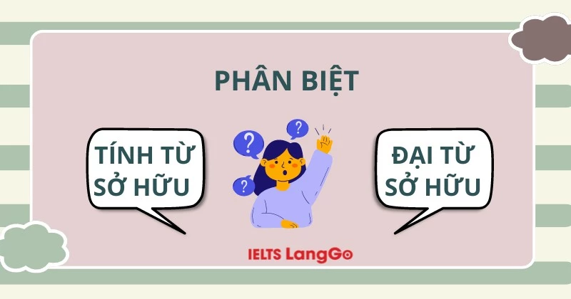 Phân biệt tính từ sở hữu và đại từ sở hữu trong tiếng Anh chi tiết nhất