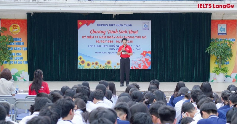 900+ Học sinh THPT Nhân Chính ‘bùng cháy’ tại vòng Sơ loại Unlock The IELTS 2025