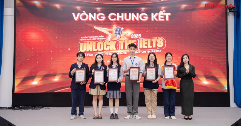 Vòng thi Tài Năng Unlock The IELTS 2025: Sân chơi sáng tạo bùng nổ với hơn 100.000 lượt tương tác
