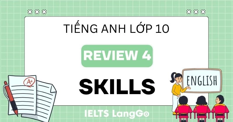 Lời giải Tiếng Anh lớp 10 Review 4 Skills sách Global Success chi tiết