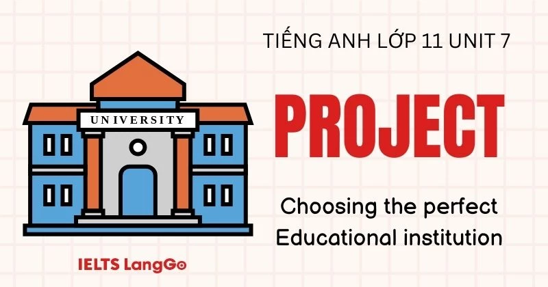 Tiếng Anh 11 Unit 7 Project: Choosing the perfect educational institution