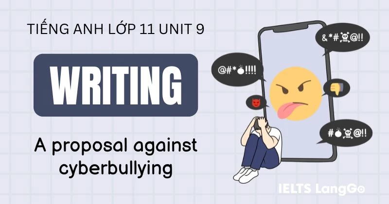 Giải Writing Unit 9 lớp 11 Global Success: A proposal against cyberbullying