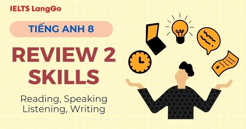 Hướng dẫn giải Tiếng Anh lớp 8 Review 2 Skills Global Success chi tiết