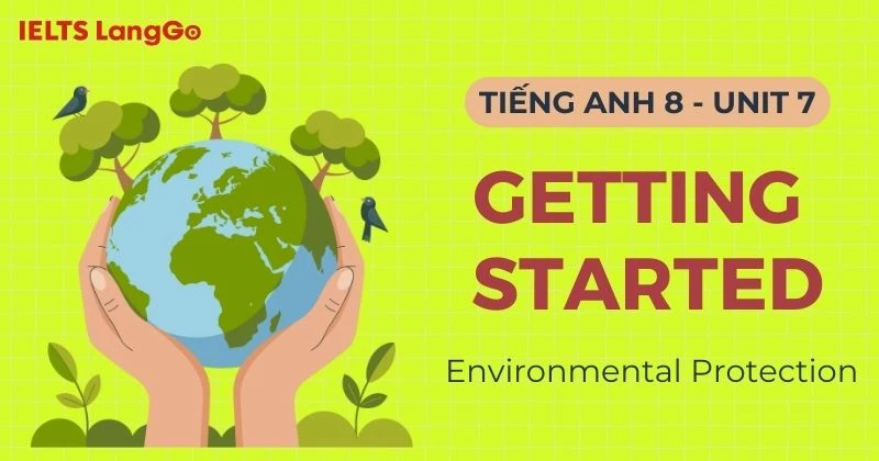 Tiếng Anh lớp 8 Unit 7 Getting Started chủ đề Environmental protection