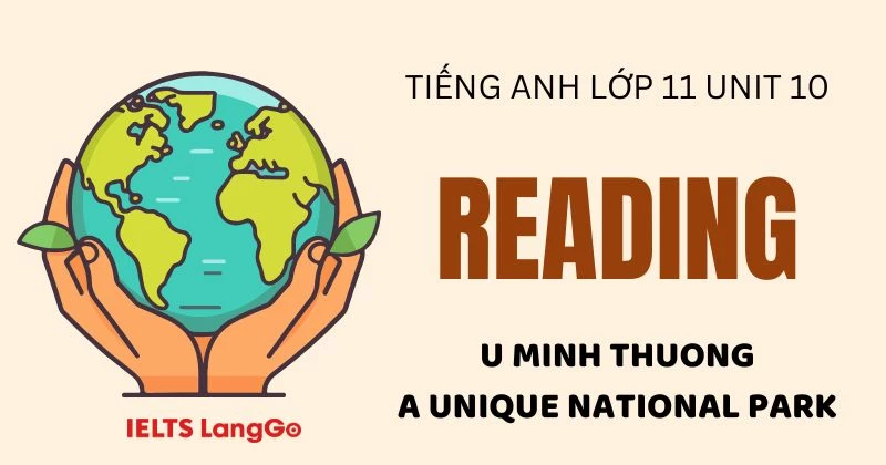 Đáp án Reading Unit 10 lớp 11: U Minh Thuong - A unique national park