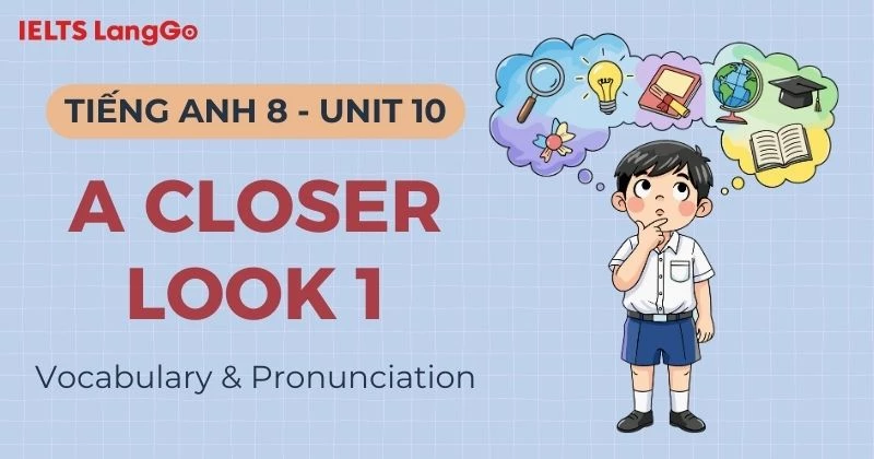 Tiếng Anh lớp 8 Unit 10 A Closer Look 1: Vocabulary và Pronunciation