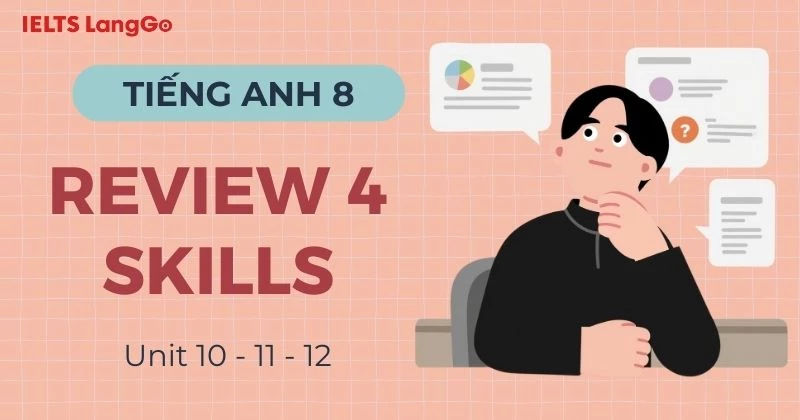 Lời giải Tiếng Anh lớp 8 Review 4 Skills Global Success chi tiết