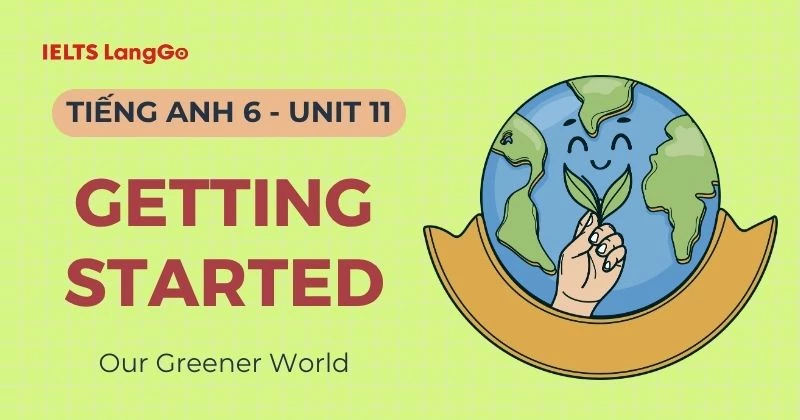 Giải Tiếng Anh 6 Unit 11 Getting Started Global Success chi tiết