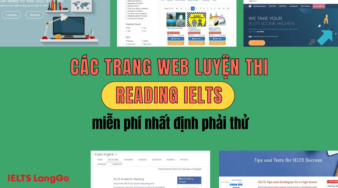Top 5 trang Web luyện thi Reading IELTS miễn phí không nên bỏ qua