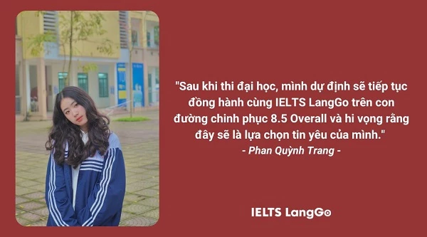 IELTS 7.0 là quả ngọt sau hành trình cố gắng và nỗ lực của Quỳnh Trang