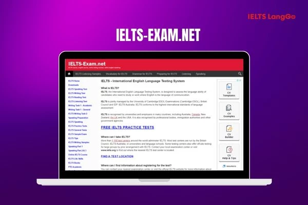 IELTS Exam - web thi thử IELTS online quen thuộc trong cộng đồng ôn thi IELTS