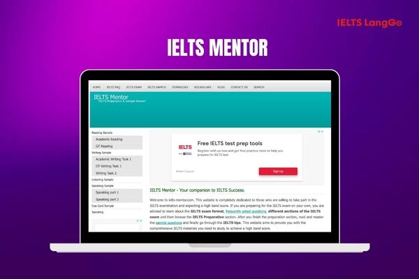 IELTS Mentor chỉ đơn thuần là cung cấp các bài test IELTS