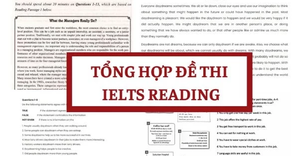 Trọn bộ 10 đề thi IELTS Reading Test - Download Miễn phí