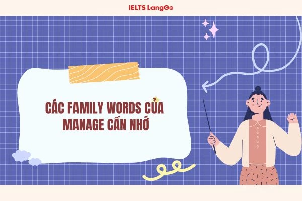 Các family words của Manage cần nhớ