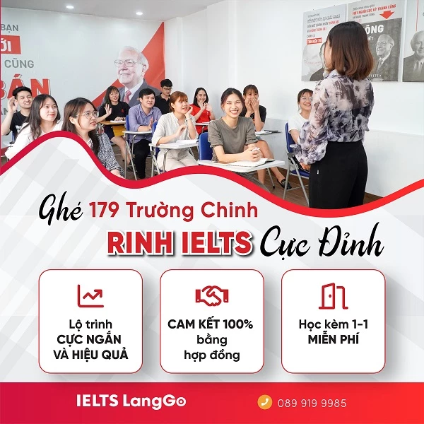 IELTS LangGo - Trung tâm IELTS Thanh Xuân uy tín, cam kết đầu ra