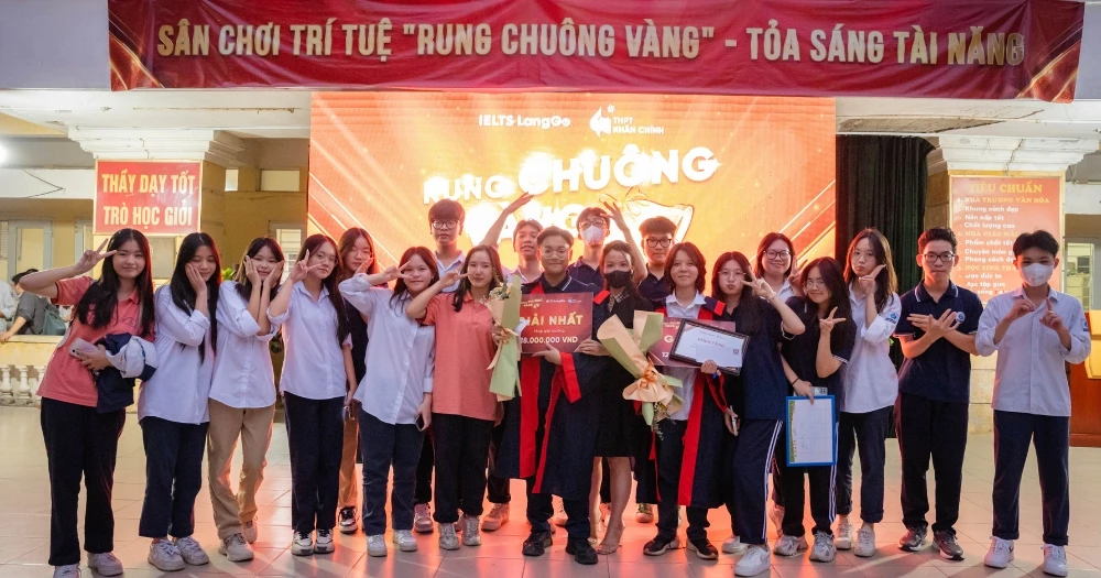Lộ diện quán quân vòng chung kết Rung Chuông Vàng tại THPT Nhân Chính