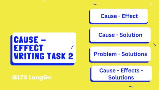 Cause and Effect và các kiểu đề bàu thường gặp trong IELTS Writing Task 2