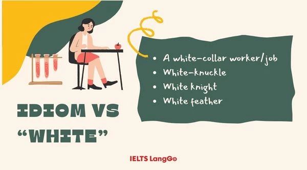 Color idiom màu trắng trong Tiếng Anh