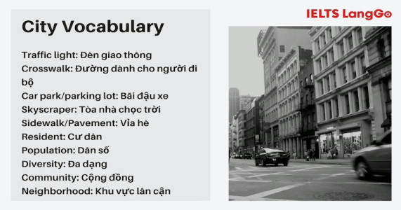 Vocabulary City: Từ vựng xung quanh chủ đề City