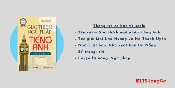 Sơ lược về sách giải thích ngữ pháp tiếng Anh Mai Lan Hương