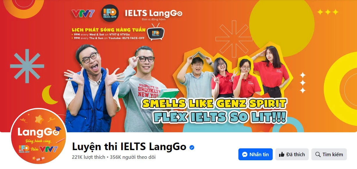 Fanpage chính thức của Hệ thống luyện thi IELTS LangGo