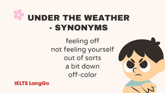 Under the weather synonyms - Các cách diễn đạt khác