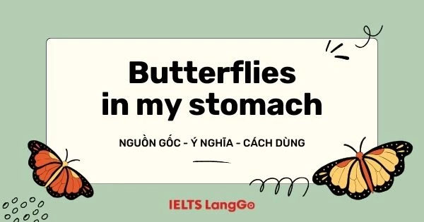 Butterflies in my stomach là gì? Nguồn gốc và cách dùng chi tiết