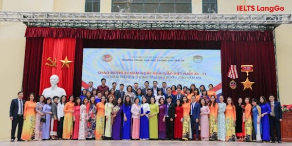 Đội ngũ giáo viên trường THPT Chu Văn An