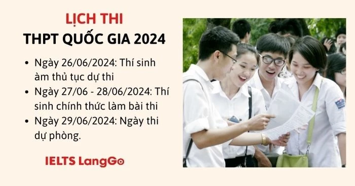 Lịch thi THPT quốc gia năm 2024 được Bộ GD&ĐT công bố chính thức