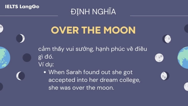 To be over the moon nghĩa là gì?