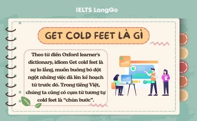 Ý nghĩa của Get cold feet trong tiếng Anh