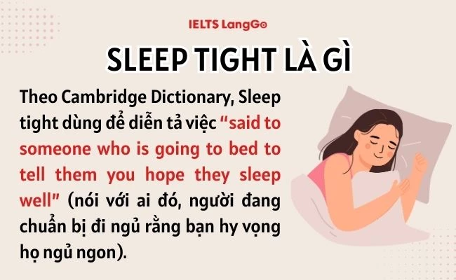 Sleep tight meaning
