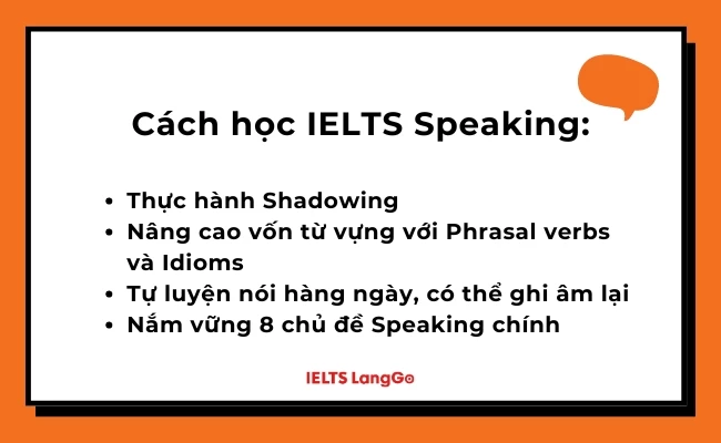 Cách học IELTS hiệu quả: Kỹ năng IELTS Speaking