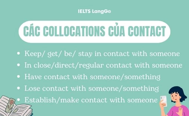 Các collocations của Contact