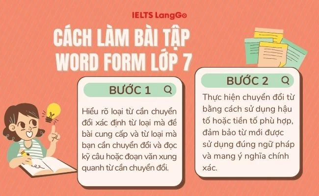 Cách làm Word form lớp 7 dễ nhớ