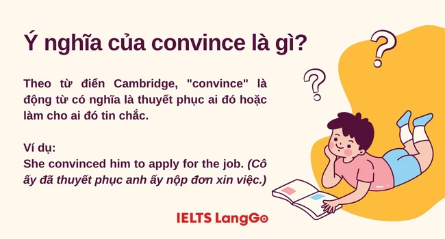 Ý nghĩa của convince là gì trong tiếng Anh?