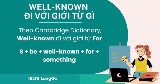 Be well known đi với giới từ gì?