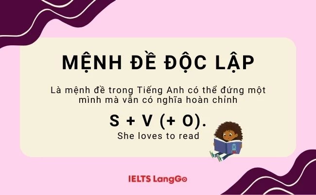 Mệnh đề độc lập là gì?