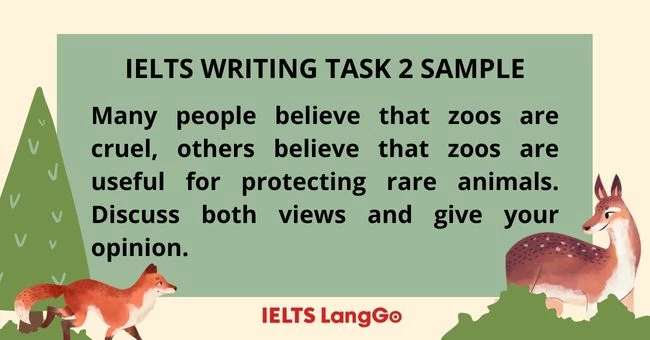 Bài mẫu IELTS Writing Task 2 Topic Zoo