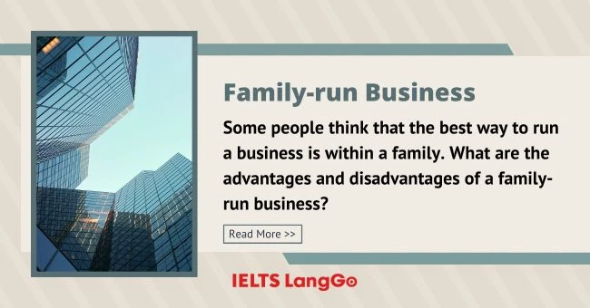 Sample IELTS Writing Task 2 topic Business