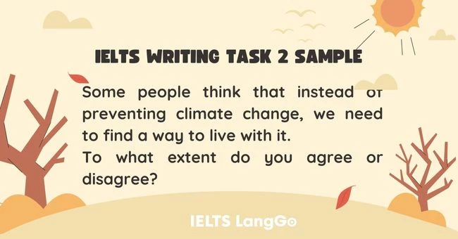 Bài mẫu chủ đề Climate Change IELTS Writing Task 2