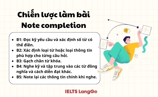 Phân tích đề bài và chiến lược làm bài Note Completion