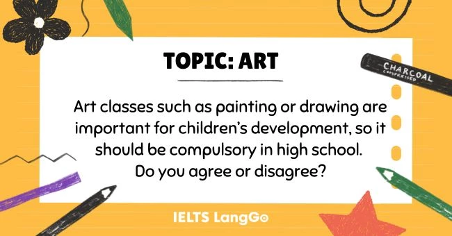 Đề bài IELTS Writing Task 2 Art topic