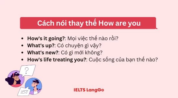 Gợi ý 4 cách nói thay thế How are you?